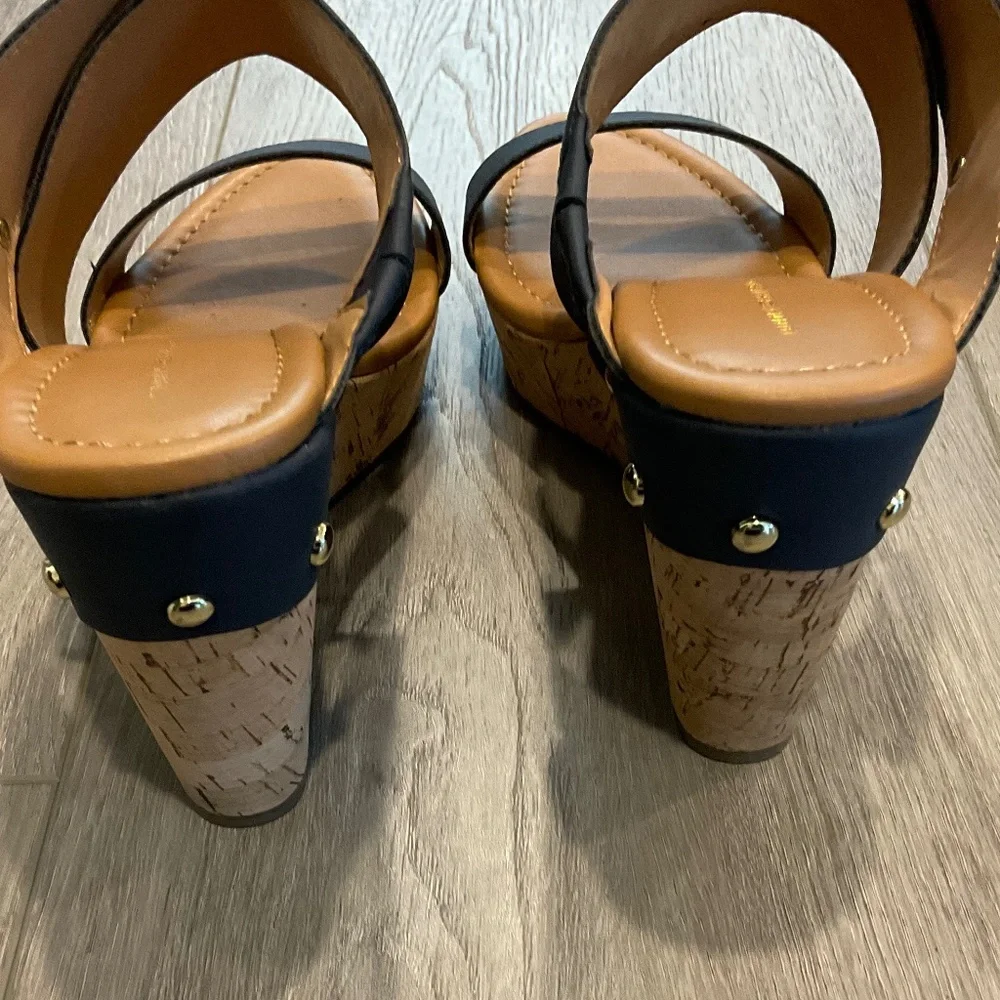 TOMMY HILFIGER Hilfiger Sandal Blue Slip On Size 9.5 NWOT - Picture 10 of 10